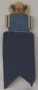 Competitor's badge