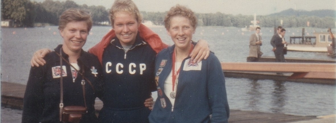 2 British women with a Russian woman