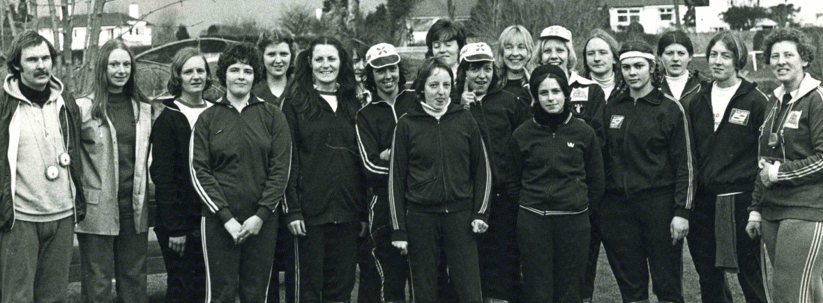 women in track suits