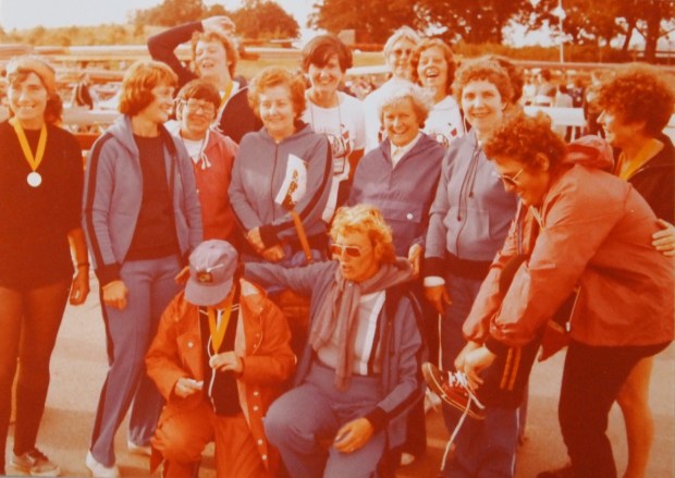 Barbara at FISA Masters Regatta in 1979
