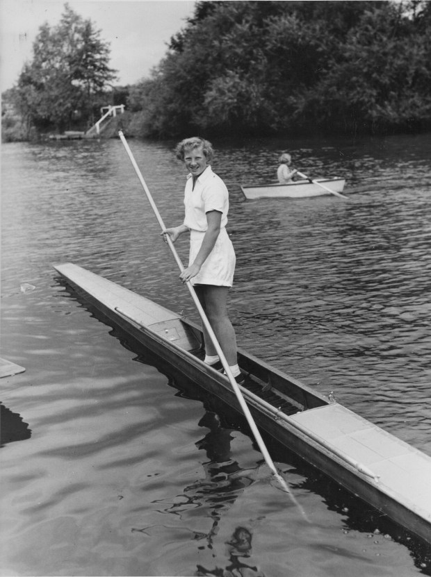 1956-inc girl in pulling dinghy