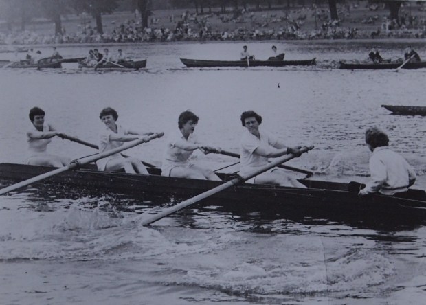 Rowing at the Serpentine in 1958
