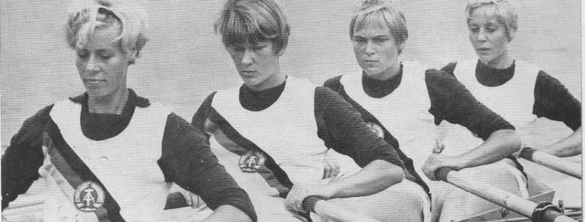 East German women sculling