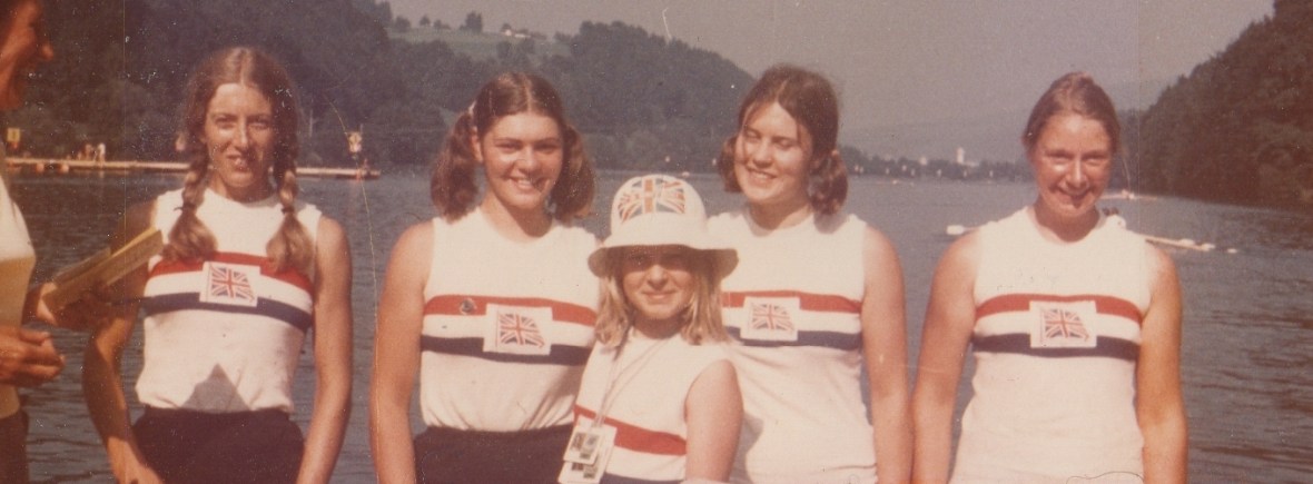 5 women in GB vests