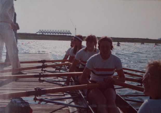 GB women's coxed quad at Salzgitter 1977