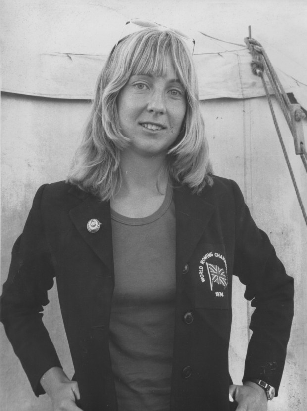 1974-Maggie Lambourn at Oxford City Regatta-Abingdon Herald