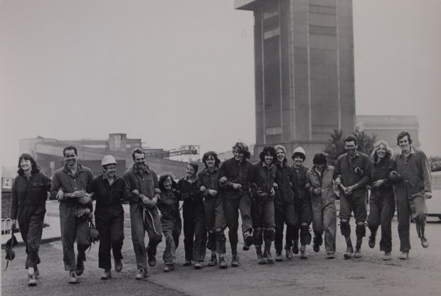 1977 GB rowing team trip to Cotgrave Colliery
