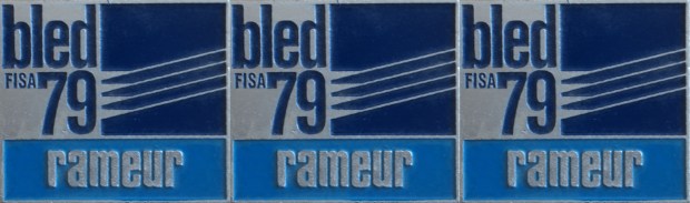 1979 World Rowing Championships competitor's badge