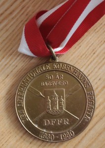 1980 W8 medal from Copenhagen