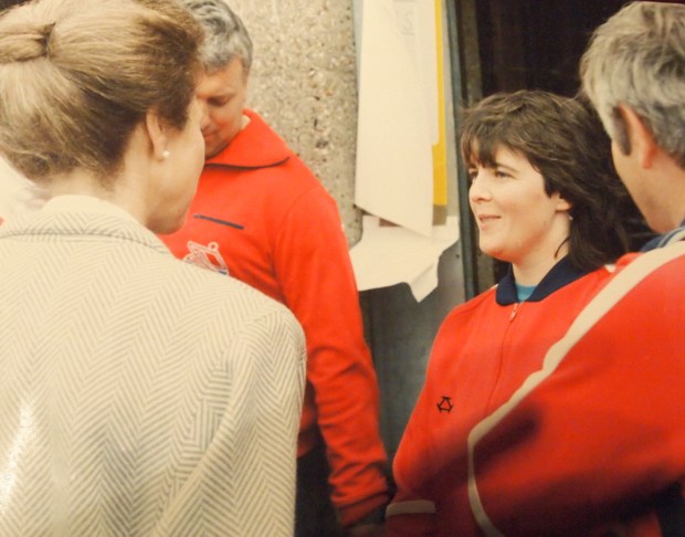 Rosie meets Princess Anne