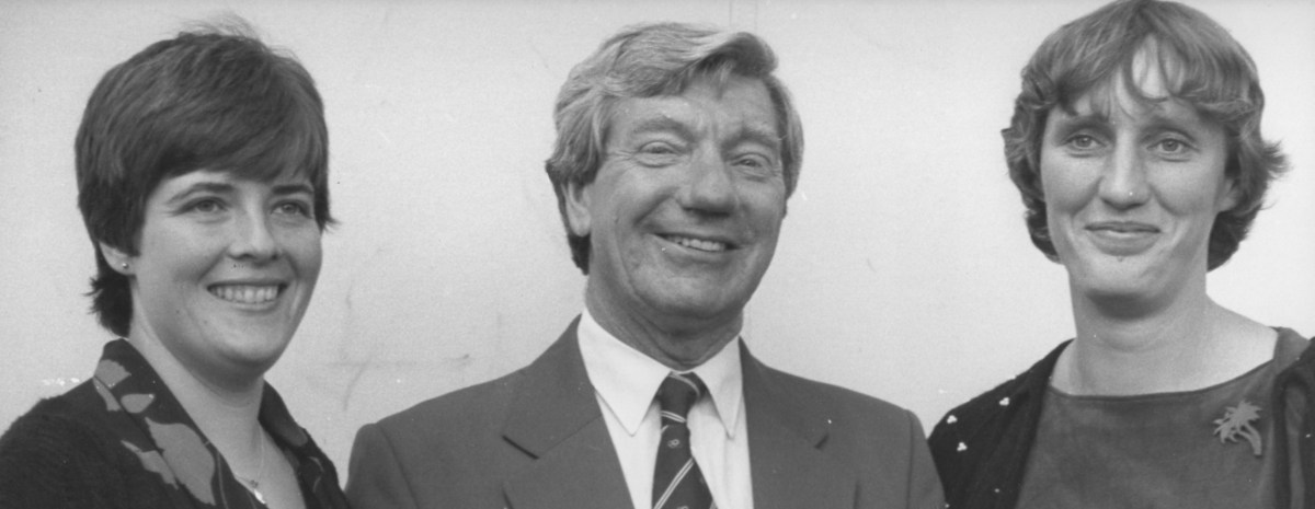 Rosie, Ron and Astrid celebrating at Henley in 1982