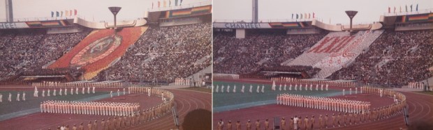 Opening ceremony card trick