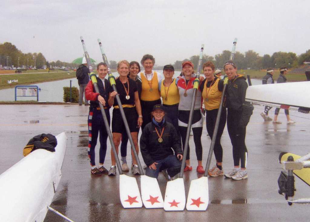 Liz at World Masters Regatta 2007