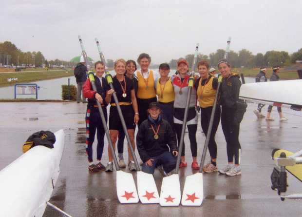 Liz at World Masters Regatta 2007