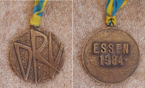 Essen 1984 medal front and reverse