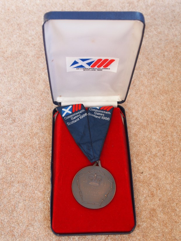Bronze medal in box