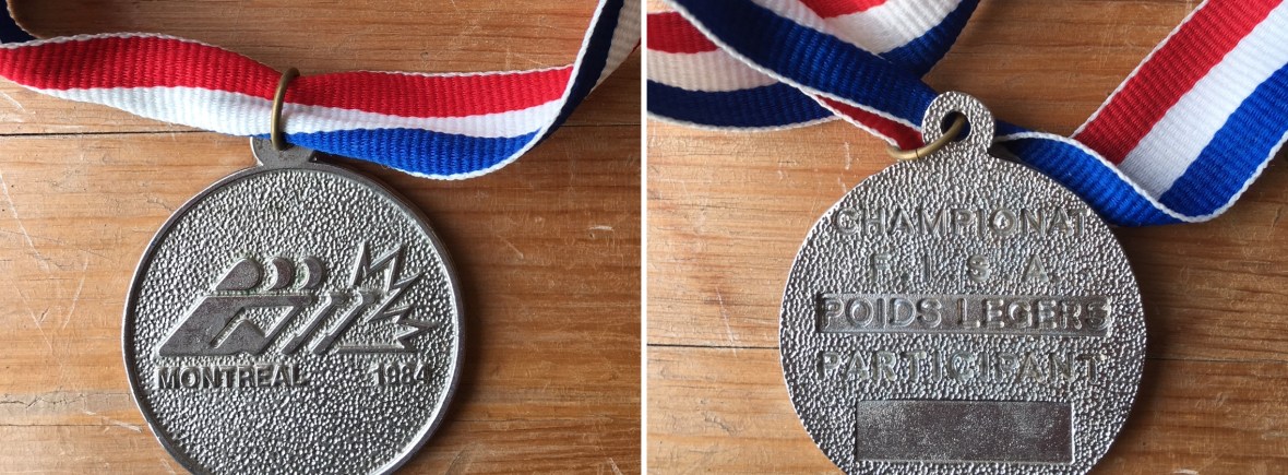 Montreal 1984 medal front and back
