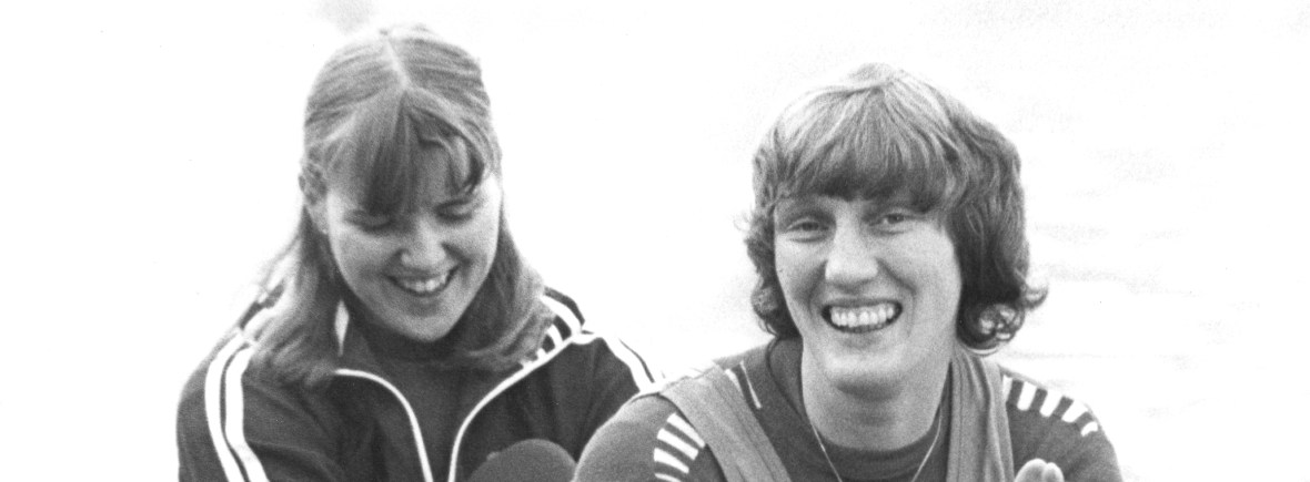 Sue and Astrid in double scull