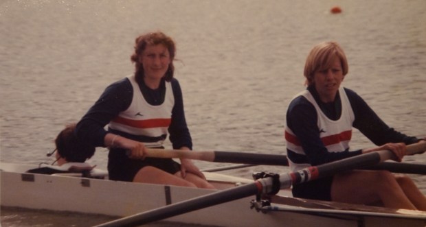 Tessa and Jean in GB vests