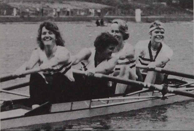 Women's four with medals
