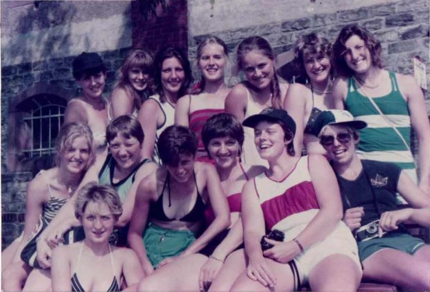 a group of women laughing