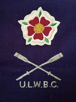 Purple scarf with ULWBC and tudor rose