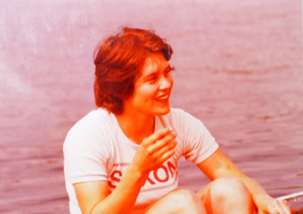 Pauline Hart laughing