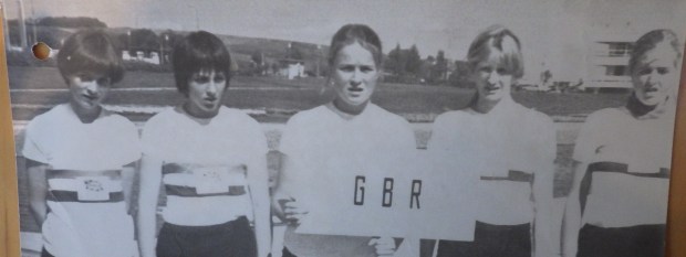 5 young women in GB kit
