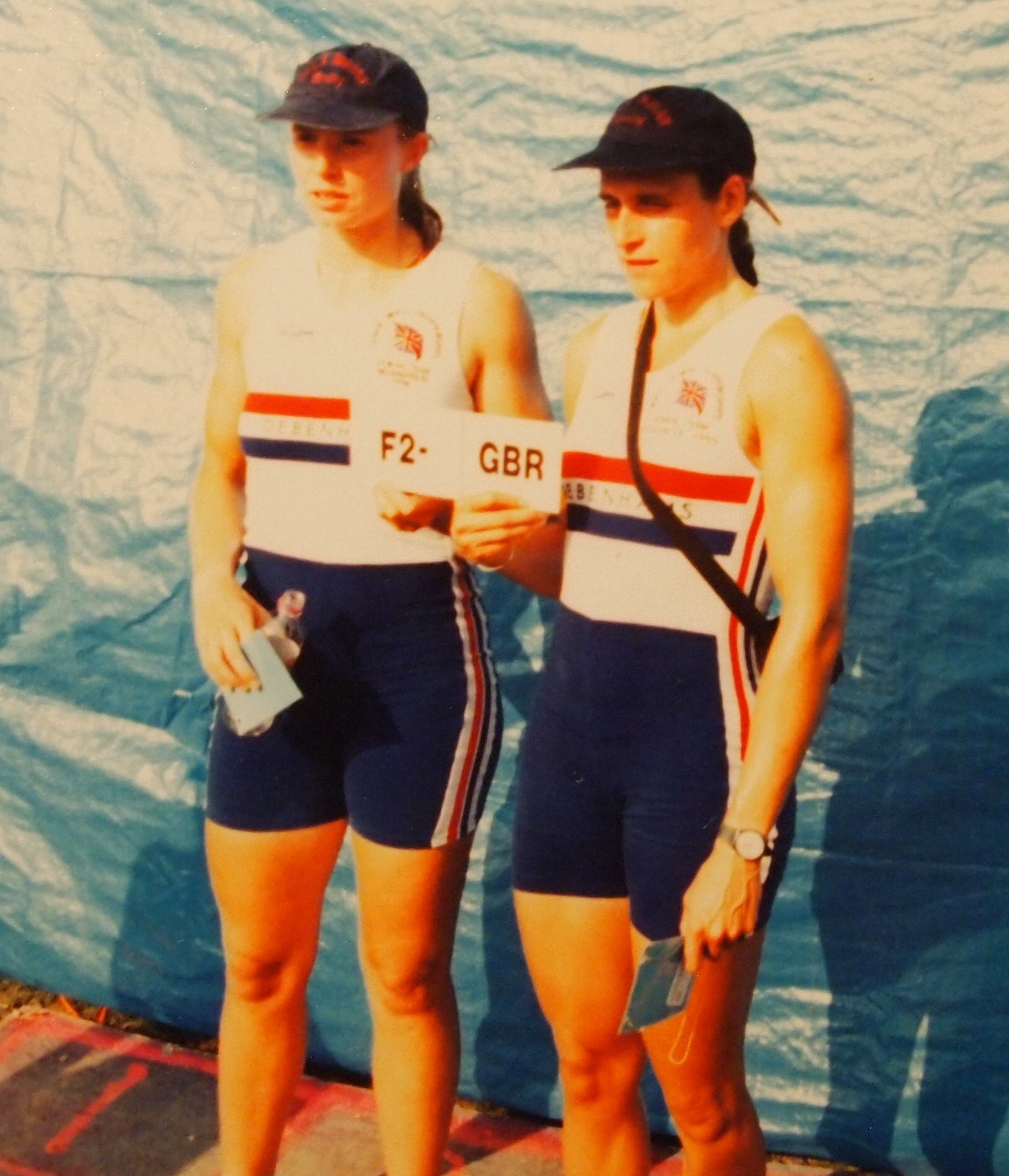 two women with sign F2- GBR