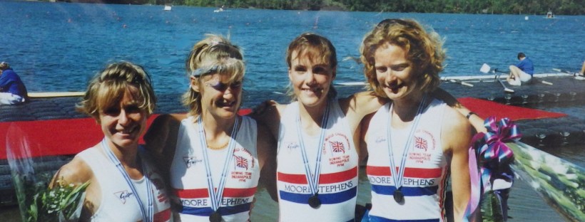 4 women with silver medals