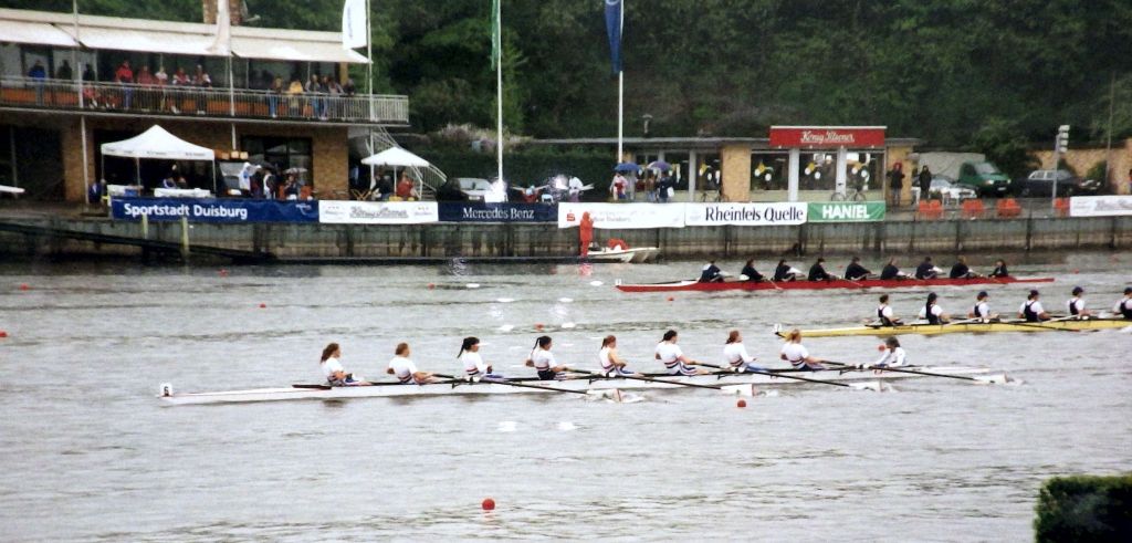 Women's eights racing