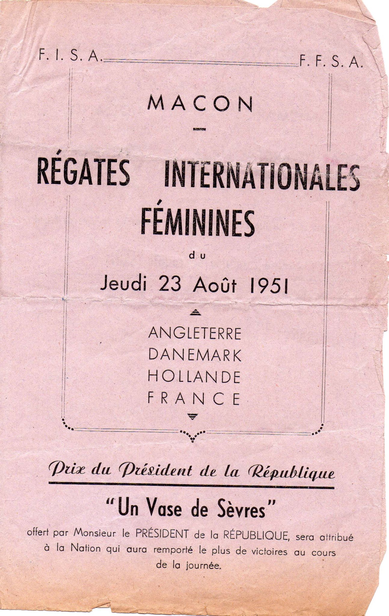 Pink programme cover