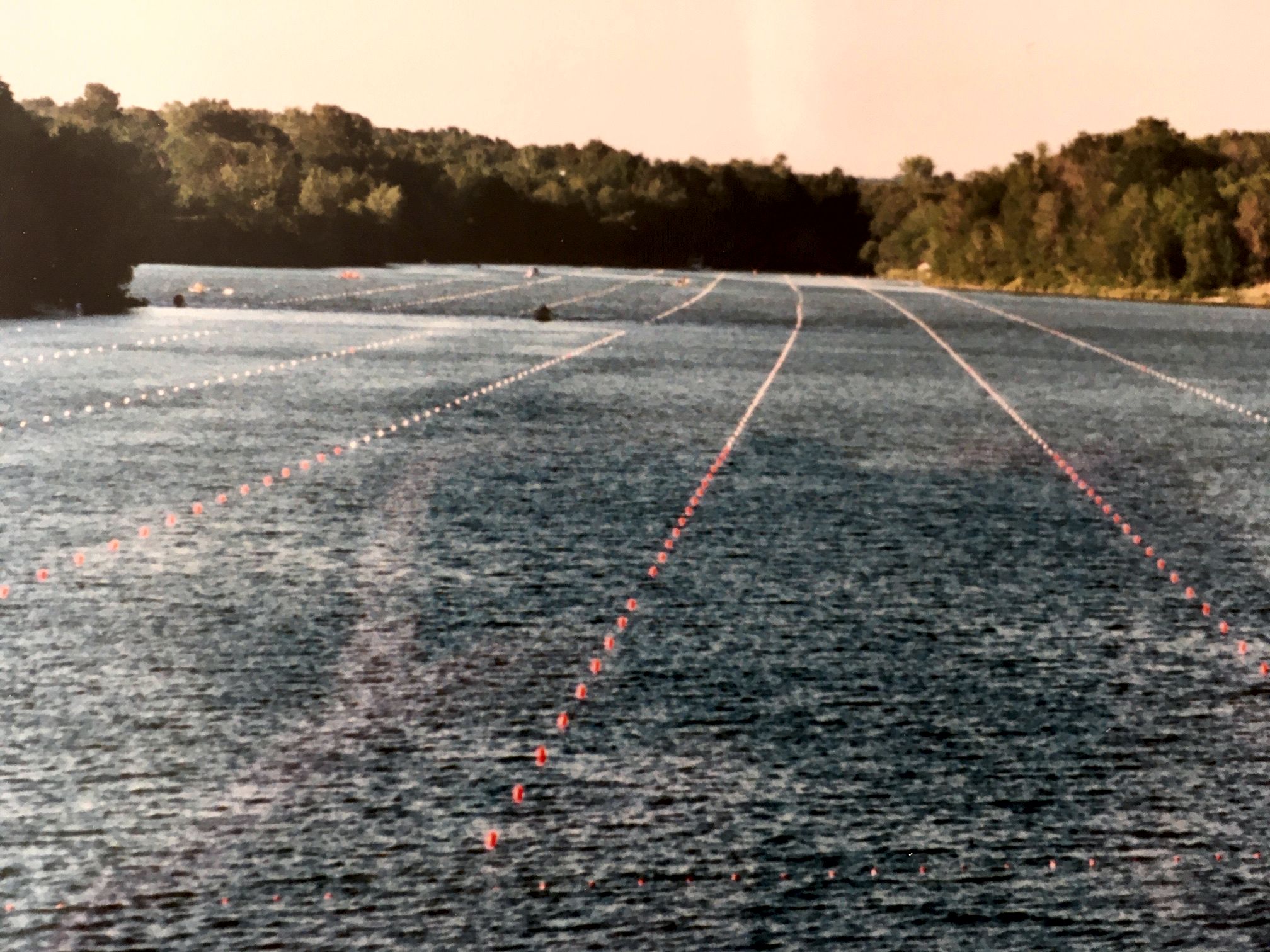 multi-lane rowing course