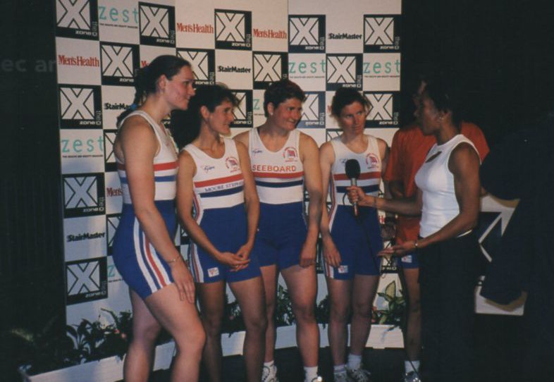5 women in GBR all in ones being interviewed