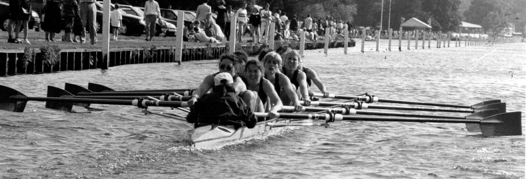 Women's eight racing
