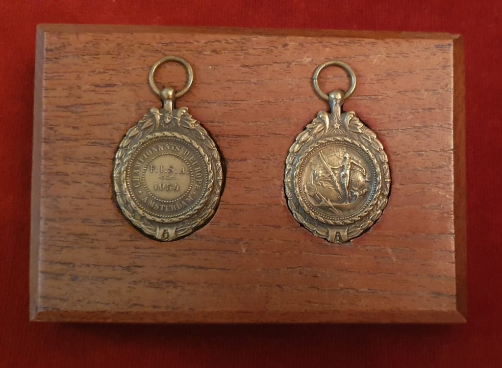 Two 1954 FISA medals